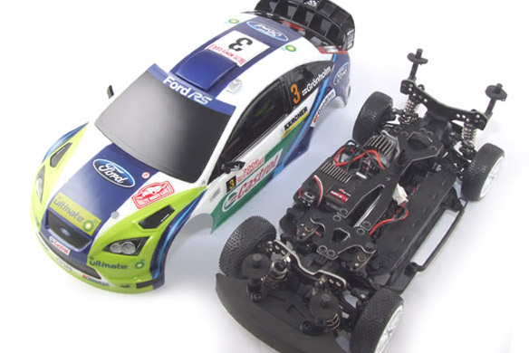 RC Carisma R14 - BP Ford Focus WRC, 1/14 4WD RTR, Ηλεκτρικό/Elec