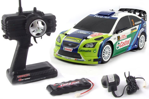 RC Carisma R14 - BP Ford Focus WRC, 1/14 4WD RTR, Ηλεκτρικό/Elec