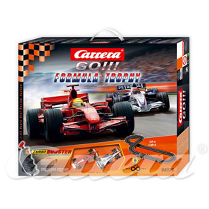 CARRERA GO FORMULA TROPHY FERRARI/BMW SLOT CAR SET