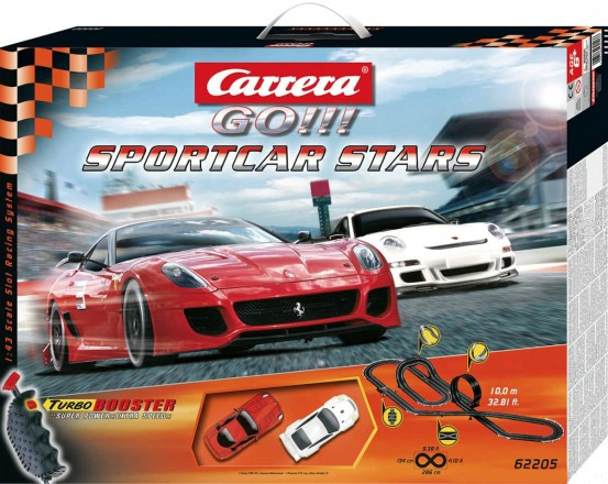 Carrera 62205 GO- Complet Set - Sportcar Stars - Πατήστε στην εικόνα για να κλείσει