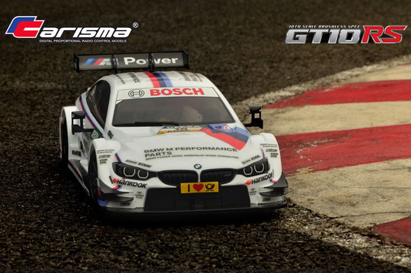 CARISMA GT10RS BMW M4 DTM (#10 WHITE) READY SET