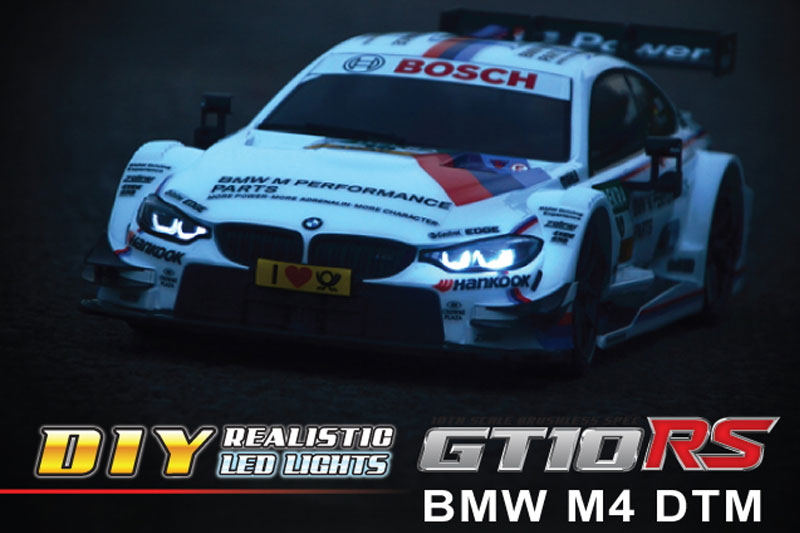 CARISMA GT10RS BMW M4 DTM (#10 WHITE) READY SET