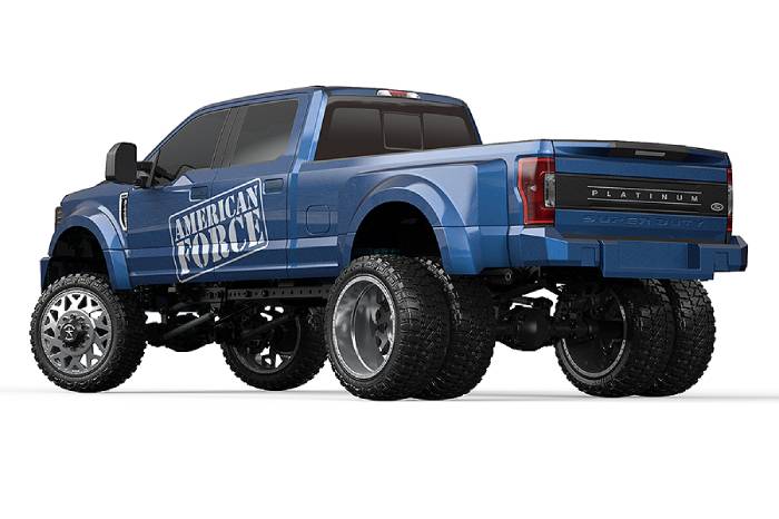 CEN RACING DL-SERIES FORD F450 SD 1/10 CUSTOM TRUCK RTR BLUE