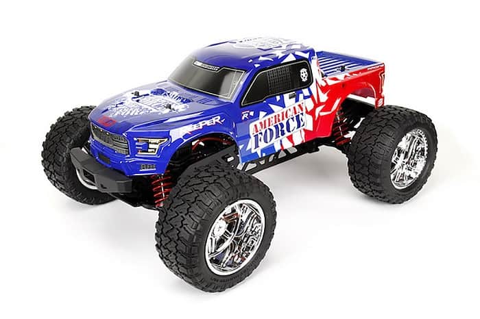 CEN RACING REEPER AMERICAN FORCE 1/7 RTR MONSTER TRUCK - Click Image to Close