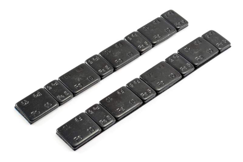 CENTRO BLACK CHASSIS WEIGHTS W/ADHESIVE 5G/10G X 2 STRIPS - Πατήστε στην εικόνα για να κλείσει