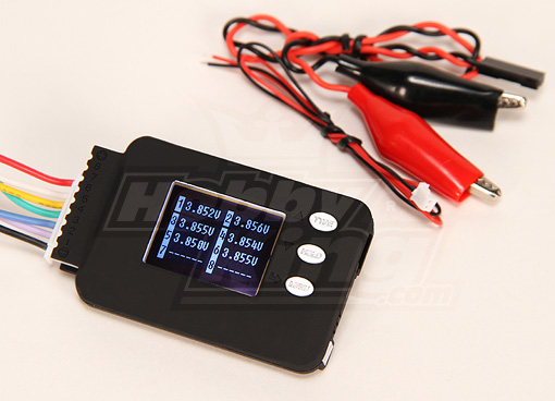 Cell-Log 8M Cell Voltage Monitor 2-8S Lipo