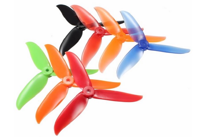 2 Pair DALPROP T5045C Cyclone 5 Inch 3 Blade Propeller Clover Pr