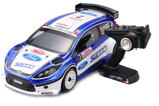 KYOSHO DRX, FORD FIESTA 2010 - 1/9 R/C 18 ENGINE 4WD RALLY CAR