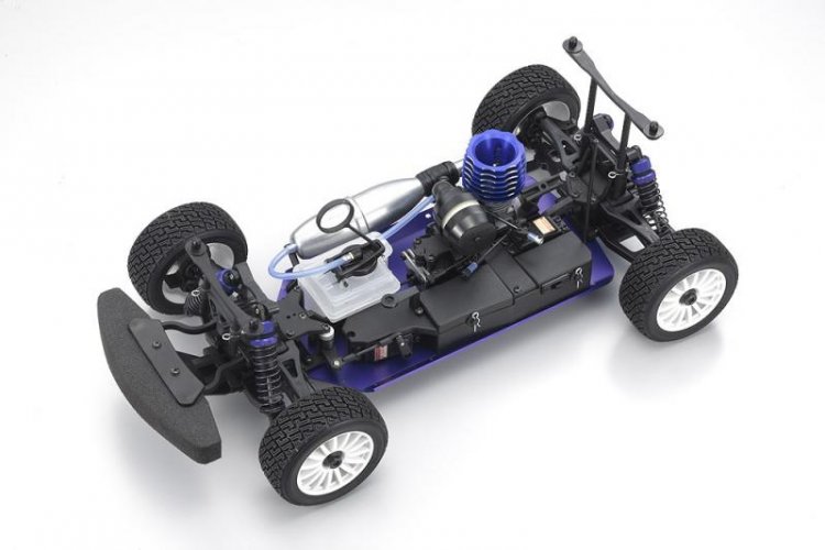 DRX FORD FIESTA 2010 - KYOSHO 1/9 R/C 18 ENGINE 4WD RALLY CAR