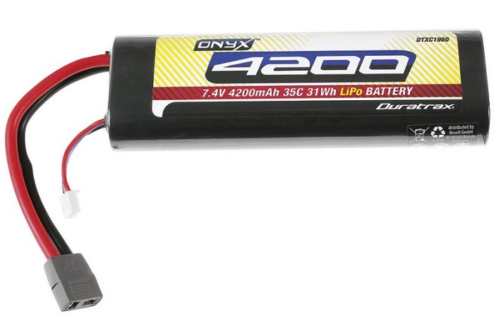 Onyx LiPo 7.4V 4200mAh Star-Plug 35C 2S Hard Case