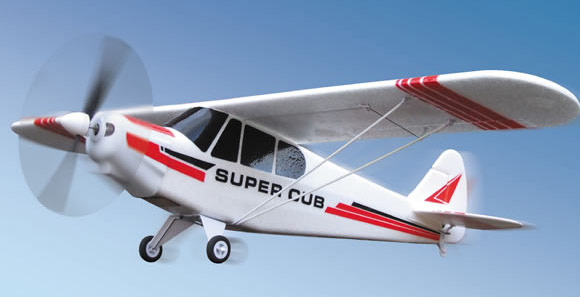 Dynam RC Super Cub Piper PA-18 4CH Brushless RC Plane - 2.4GHz - Πατήστε στην εικόνα για να κλείσει