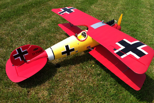 Dynam Albatros DVA ARTF WWI RC Bi-Plane