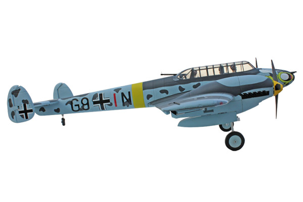 Dynam Messerschmitt Bf 110 1500mm ARTF Warbird - Πατήστε στην εικόνα για να κλείσει