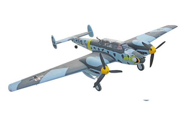 Dynam Messerschmitt Bf 110 1500mm ARTF Warbird - Πατήστε στην εικόνα για να κλείσει