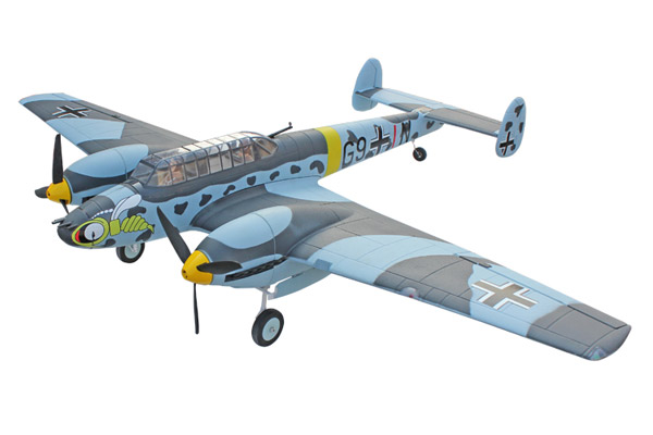 Dynam Messerschmitt Bf 110 1500mm ARTF Warbird - Πατήστε στην εικόνα για να κλείσει