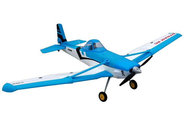 DYNAM CESSNA 188 BLUE 1500MM W/O TX/RX/BATT - Πατήστε στην εικόνα για να κλείσει