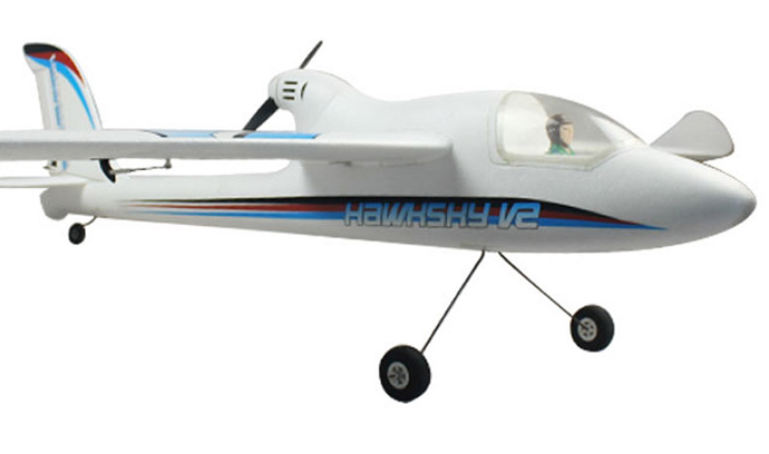 Dynam Hawksky V2 RTF Brushless Sports Trainer Airplane - Πατήστε στην εικόνα για να κλείσει