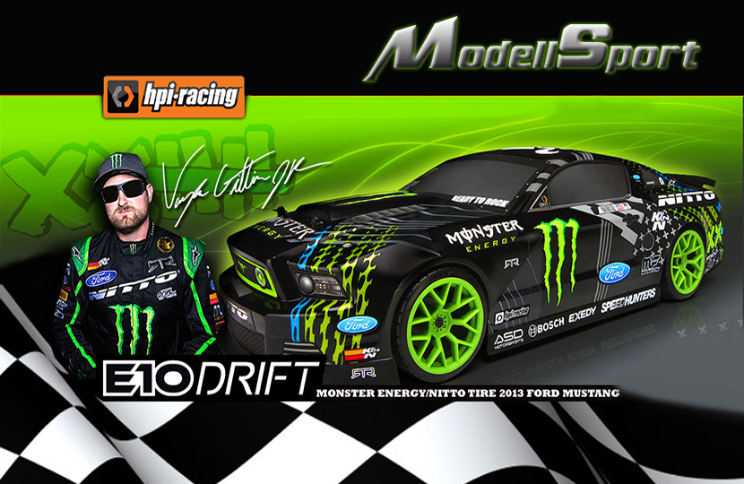 E10 Drift Vaughn Gittin Jr. Monster Energy Nitto Tire 2013 Ford