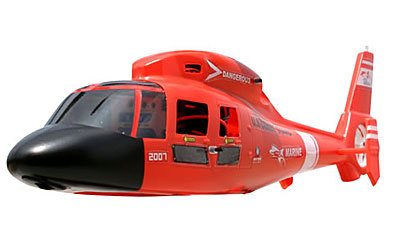 E-sky Dauphin Fuselage (red)