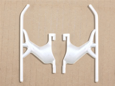 Landing skid set