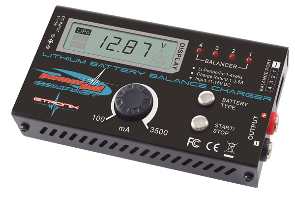 Etronix Powerpal Compact Balance Charger - Πατήστε στην εικόνα για να κλείσει