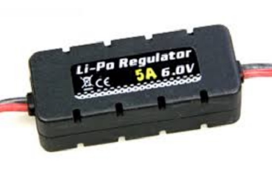 Li-Po Regulator 5A 6V (Hard Cased) - Etronix