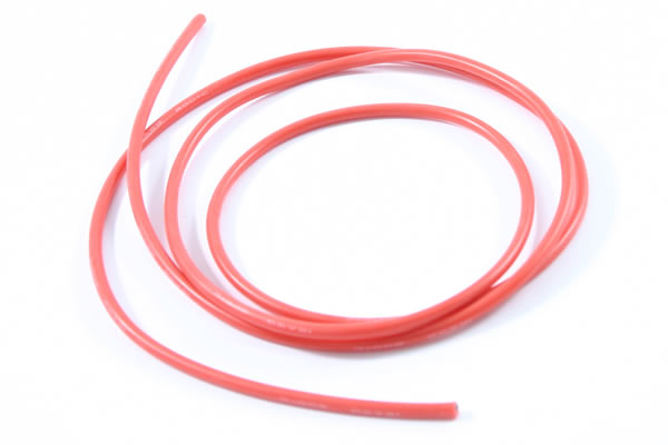 Etronix 100cm Red Silicone Wire - 16SWG