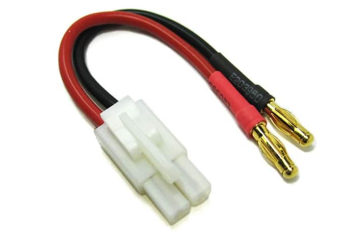 ETRONIX MALE TAMIYA TO TWO 4.0MM MALE CONNECTOR ADAPTOR - Click Image to Close