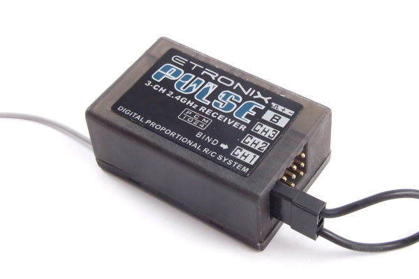 Etronix Pulse EX3G 2.4ghz Receiver - Πατήστε στην εικόνα για να κλείσει