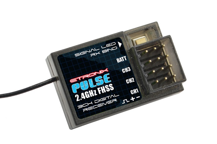 ETRONIX PULSE FHSS RECEIVER 2.4GHZ FOR ET1116 - Πατήστε στην εικόνα για να κλείσει