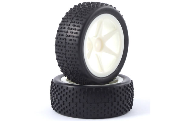 Fastrax 'H Pattern' 1/10th Off-Road Buggy Pre-Mounted Front Tyre