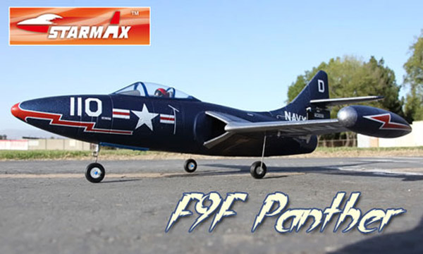 F9F Panther 2.4GHz 4 CH RC EDF Fighter Jet RC Model 64mm - Πατήστε στην εικόνα για να κλείσει