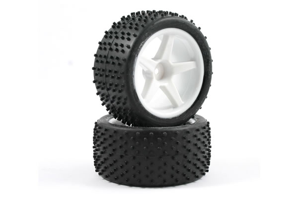 Fastrax Pin 1/10th Off Road Wheel/ Tyre Premounts (Rr) - Πατήστε στην εικόνα για να κλείσει