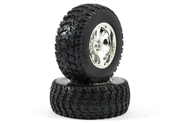 Fastrax 'Buster Bloc SC' 1/10 Off-Road Pre-Mounted Tyres (2) for - Πατήστε στην εικόνα για να κλείσει