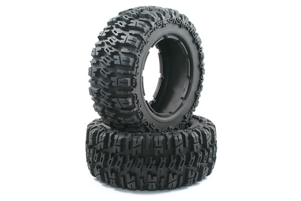 Fastrax Baja Block Rear Tyres for the Hpi Baja 5T (2) - Πατήστε στην εικόνα για να κλείσει