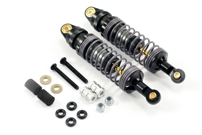 FASTRAX 1/10TH 85MM ALLOY ADJUSTABLE SHOCKS (PAIR) - Click Image to Close