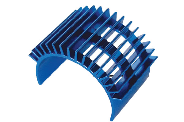 Fastrax Clip-on Radial Motor Heatsink - Blue