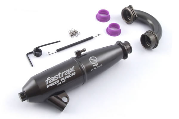 Fastrax 'Pro Race' EFRA 2062 Inline Pipe Set - Hard Coated - Πατήστε στην εικόνα για να κλείσει