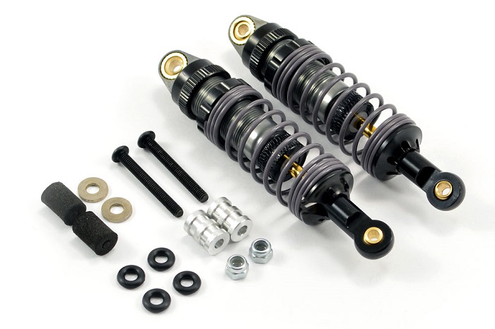 FASTRAX 1/10 75MM ALLOY ADJUSTABLE SHOCKS (PAIR)