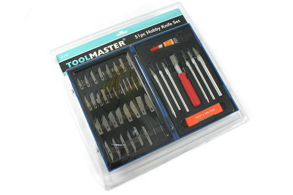 Fast Flite Hobby Knife Set & Case (51pc)