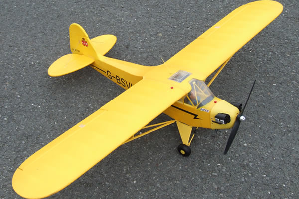 FMS J3 Piper Cub 1400 Series RTF RC Airplane with 2.4ghz Radio S - Πατήστε στην εικόνα για να κλείσει