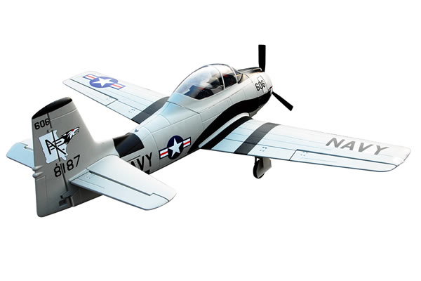 FMS North American T-28 Trojan 1400 Series ARTF RC Aircraft - Gr