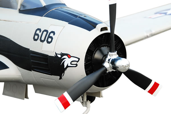 FMS North American T-28 Trojan 1400 Series ARTF RC Aircraft - Gr