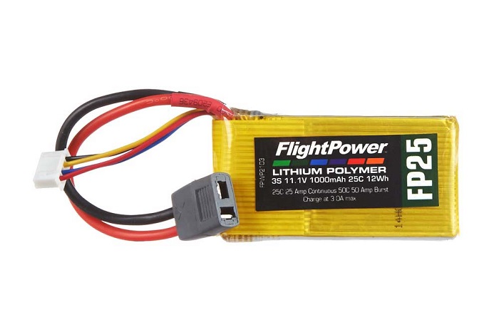 LiPo FP25 11,1 V, 3S, 1000mAh