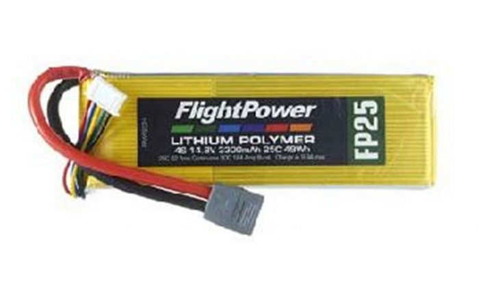 LiPo FP25 14,8 V, 4S 3300mAh - Πατήστε στην εικόνα για να κλείσει