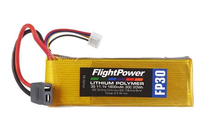 LiPo Battery 3S, FP30 11,1 V, 1800mAh from Flight Power