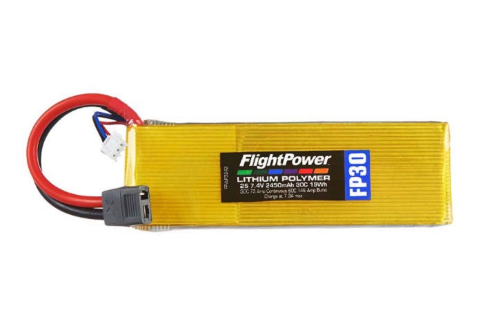 FP30 7,4 V, 2450mAh 2S Lipo Batteries