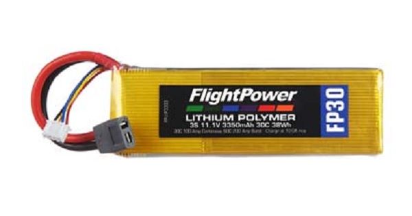 Flight Power LiPo Betteries 3S - FP30 11,1 V, 3350mAh - Πατήστε στην εικόνα για να κλείσει