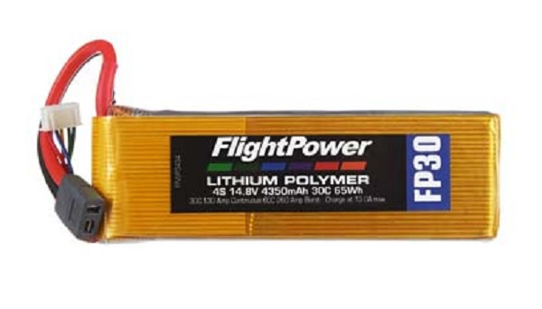 FP30 14,8V LiPo Battery, 4S - 4350mAh