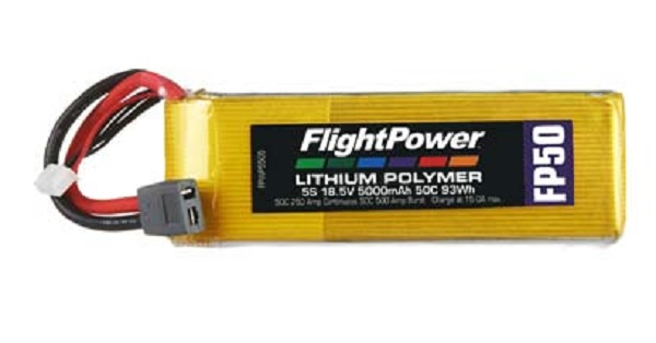 LIPO BATTERY 5S - FP50 18,5 V, 5000mAh